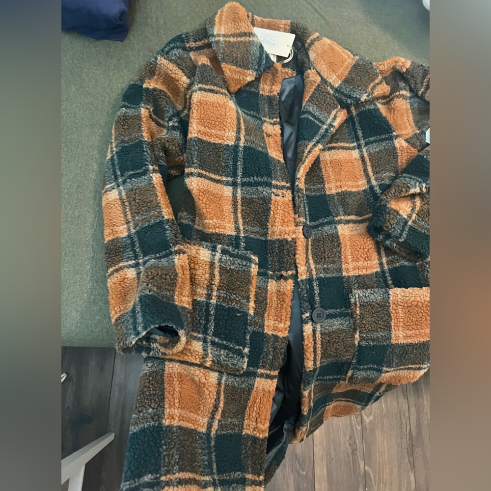 Joyfolie Gertie Plaid coat - Picture 10 of 10